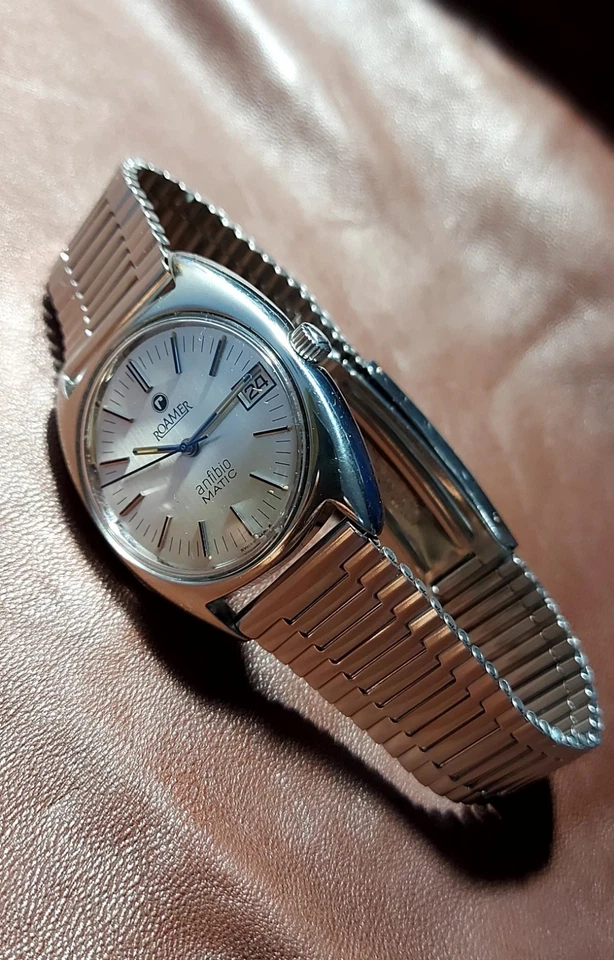 Roamer Anfibio Matic Orologio Vintage Uomo Adulto/Unisex Automatico - Immagine 3 di 4