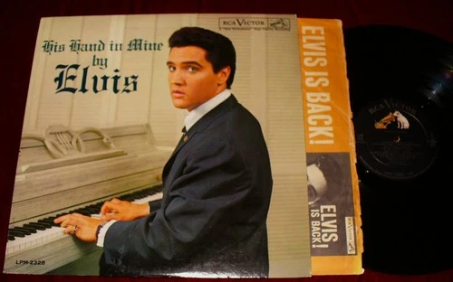 ELVIS PRESLEY LPM-2328 HIS HAND IN MINE ORIGINAL RCA 1st PRESS GOSPEL LP NR MINT