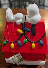 Snoopy Woodstock Dog House Blow Mold Light Up Christmas 2025 New Tabletop