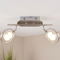 Deckenlampe Spotlampe Deckenleuchte Verstellbar Led Wohnzimmerlampe 2 Flammig