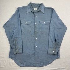 Vintage Big Mac Work Shirt Button Up Adult XL JCPenney THRASHED 70s American