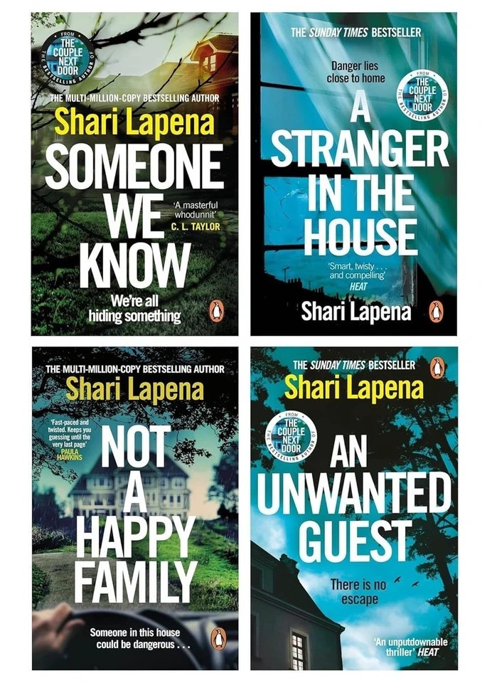 Shari Lapena Collection 4 Books Set Unwanted Guest,A Stranger in the House