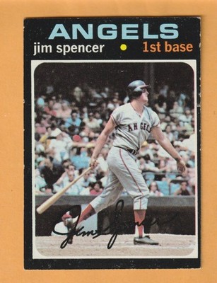 Jim Spencer California Angels 1971 Topps #78 Linthicum Maryland