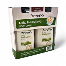 Aveeno Daily Moisturizing Gentle Body Wash, 33 fl oz - 2 Count