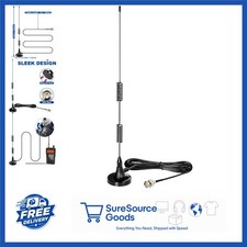 Magnetic Base Police Scanner Antenna 20-1300MHz BNC Male Compatible with Uniden