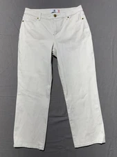 Cabi Soho Jeans Off White Cream Spring 2025 Size 8 New