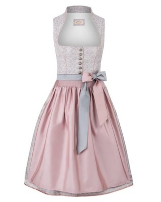 Ladies Monroe midi dirndl, dusky pink, 40
