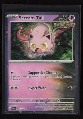 Scream Tail Uncommon Miscellaneous Cards & Products 077/162 Holo Lightly Played
