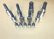 New Craftsman Torx Bit Socket Set 14 38 12 T8-t60 Star T55 T50 T47 T45 T40 New Craftsman Torx Bit Socket Set 14 38 12 T8-t60 Star T55 T50 T47 T45 T40