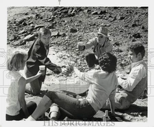 Press Photo Cast members of "September 30, 1955" during a scene - kfx11289