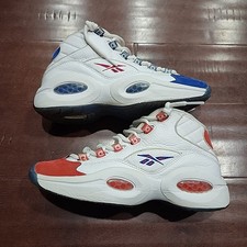 Iverson Reebok Question Mid Sz 5 YOUTH J Double Cross Basketball Shoes Allen