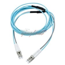 10G OM3 Armored Cable Fiber Patch Cord LC to LC 3.0mm MM 50/125 Duplex 70M *tn