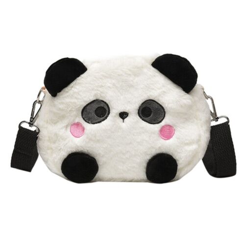 for Creative Plush Panda Crossbody Bag Messenger Bag for Women Girls Anniversary - Picture 1 of 8