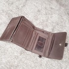 Nine West Wallet Brown Zip Around Wristlet Clutch Logo Double Zip Women'sNine We — photo 3