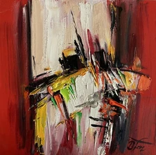 Abstraction Abstract Oil Painting Impressionist Dorothy Laz Impasto Texture