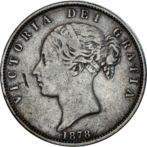 [#1162075] Coin, Great Britain, Victoria, 1/2 Crown, 1878, TB+, Silver, KM: - Picture 1 of 2