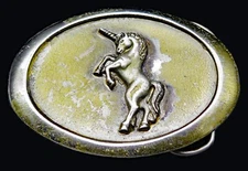 Unicorn Fantasy The Great American Buckle Company Vintage Belt Buckle