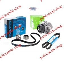 KIT DISTRIBUZIONE + POMPA + CINGHIA AUSILIARE ALFA 147 1.9JTD 120 cv