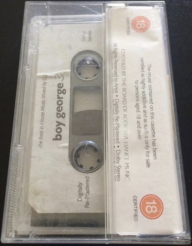 BOY GEORGE LIVE SET Juicy! PT3 RARE UK DJ MIXED TAPE CASSETTE Best House Music!! - Picture 2 of 4