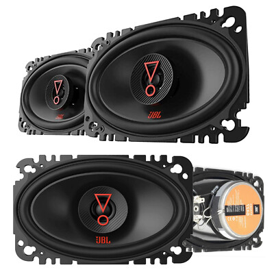 4x JBL Stage3 6427 4'' x 6'' 350W Car Audio Dome Tweeter Coaxial Speakers  2 Pairs