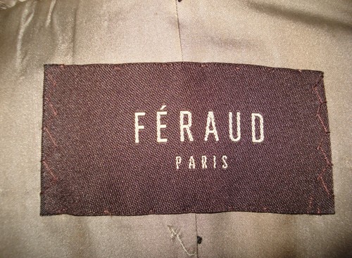 FERAUD Paris Blue Iris Mink Fur Coat Size 8-10 FREE SHIPPING - Picture 4 of 8