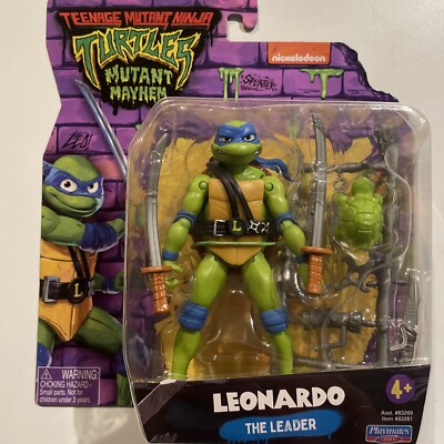 Teenage Mutant Ninja Turtles Leonardo 4  Action Figure with Accessories