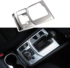 Gloss Silver Gear Shift Panel Center Consoles Plastic Cover Fits 17-23 CX-5