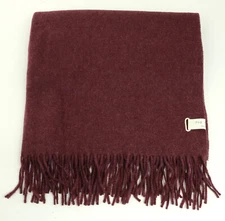 $195 New Womens Rag & Bone Classic Wool Fringed Scarf Wrap Shawl One Size