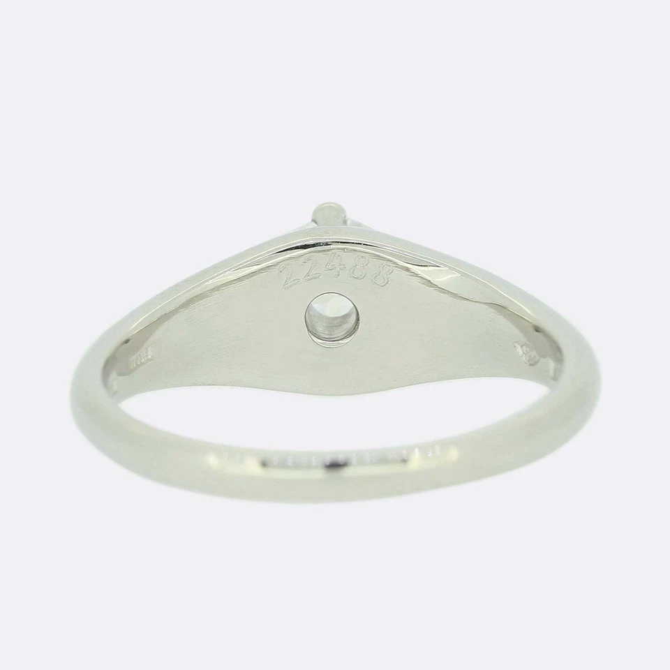 Anillo de compromiso corona diamantes de 0,35 quilates Bvlgari Foto 3 de 4