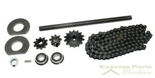 Go Kart/Minibike Complete Jackshaft Kit 5/8" X 12" Brand New 40/41/420 Chain.