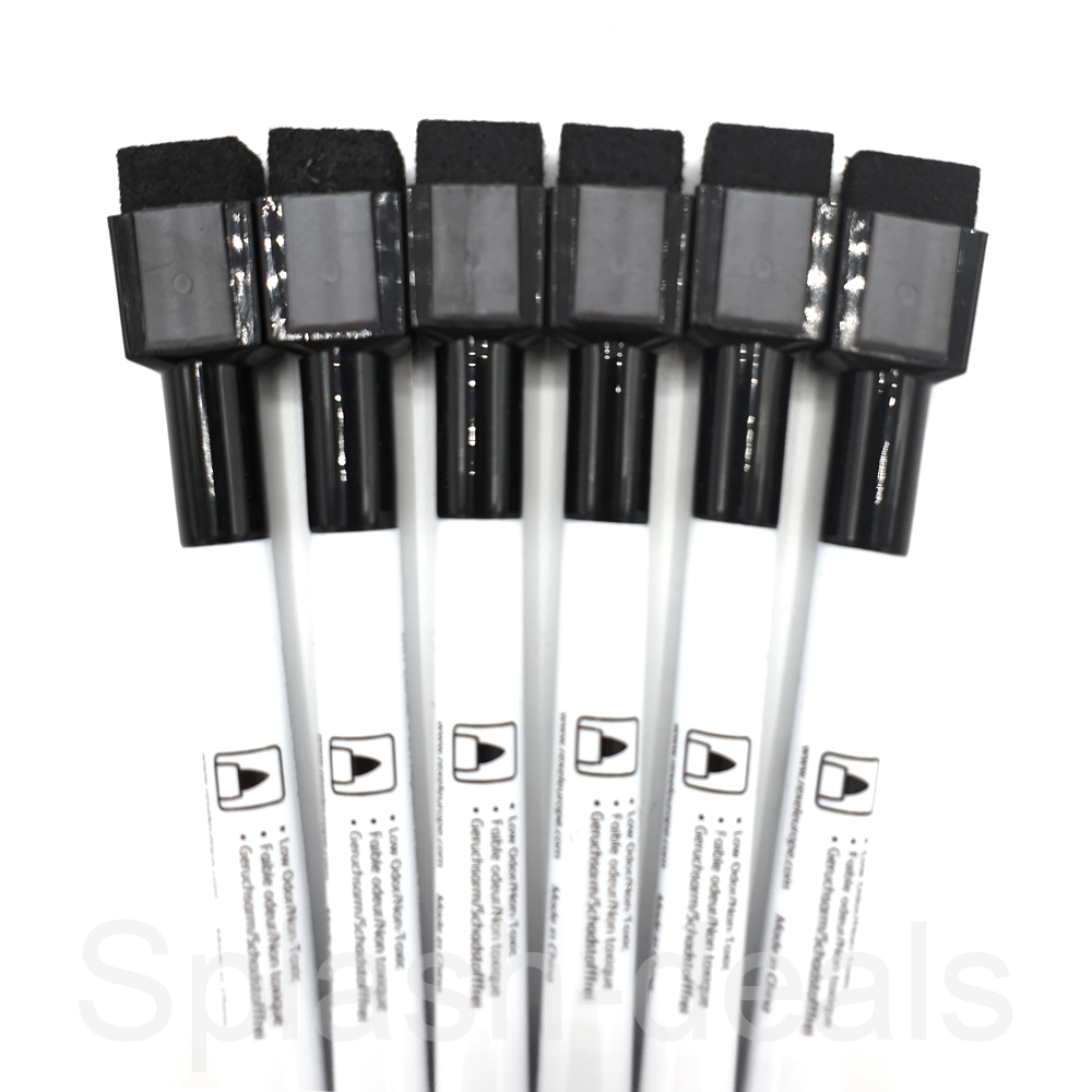 Rexel Dry Wipe Erase White Board Marker Pens Pens Black