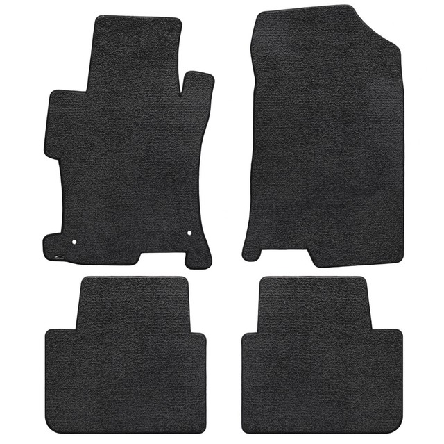 FOR Honda ACCORD SEDAN 20082012 Front Rear Floor Mats EBONY PLAIN