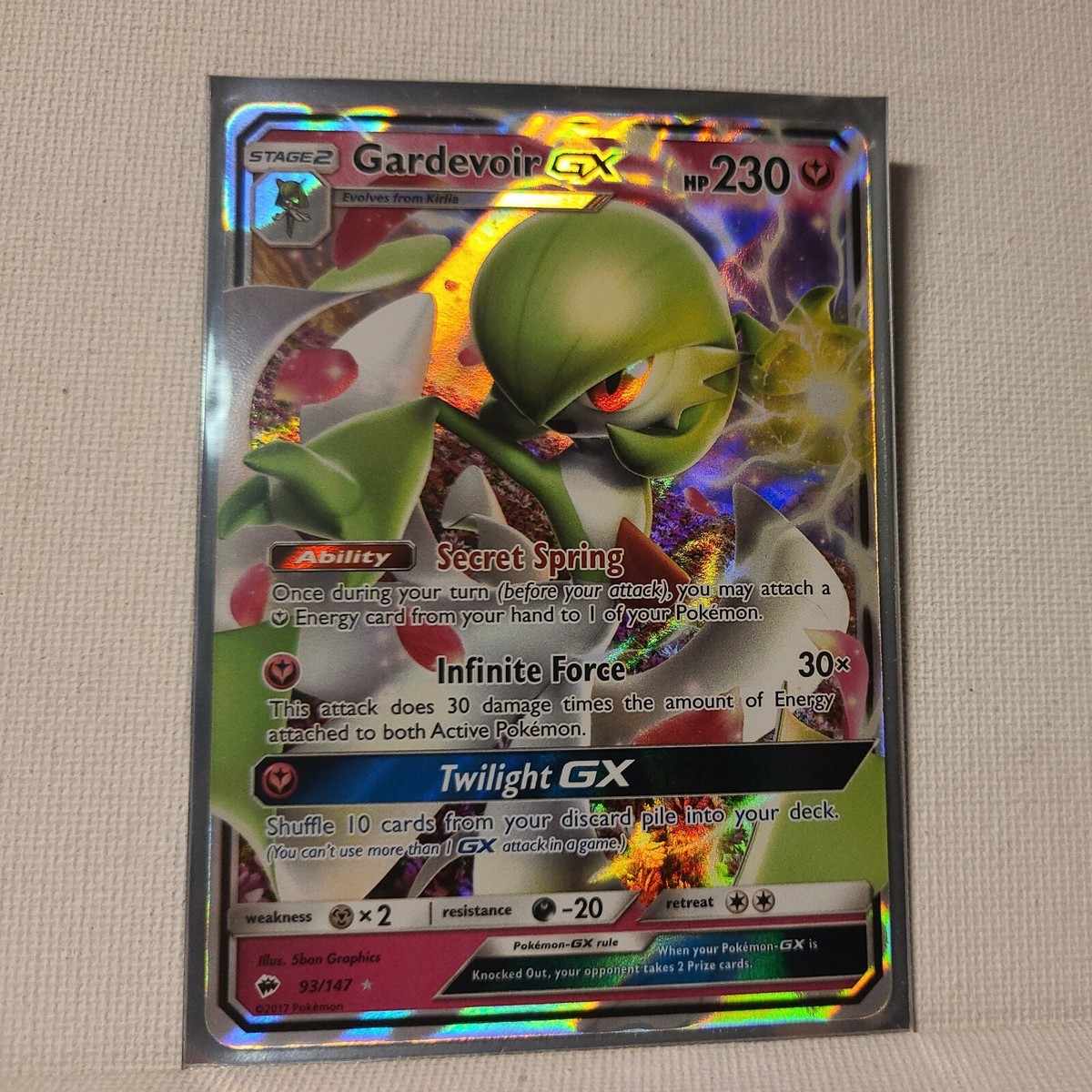Gardevoir GX Ultra Rare - 93/147 Burning Shadows - Pokemon TCG - Mint/NM | eBay Gardevoir GX Ultra Rare - 93/147 Burning Shadows - Pokemon TCG - Mint/NM | eBay