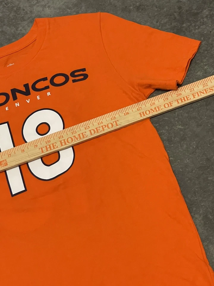 Boy’s Peyton Manning Denver Broncos NFL Football Short Sleeve T-Shirt Kids Large - Изображение 3 из 4