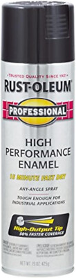 Rust-Oleum Professional High Performance Enamel Spray Paint, 15 Oz, Choose Color