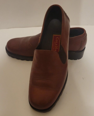 Cole Haan Womens Shoes Country Slip On Brown Leather Loafers  display picture 3