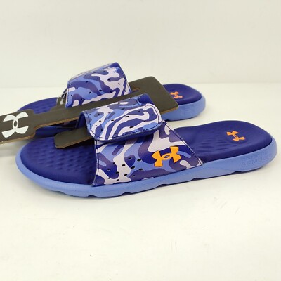 Under Armour Ignite Graphic Camo Sandals Slide Womens Size