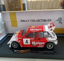 1/18 Scale Sunstar MG Metro 6R4 WRC No.4 1986 Model Car Toys Metal Gift