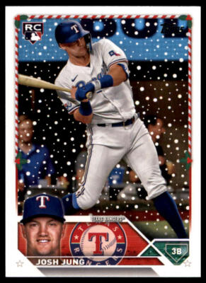 Josh Jung 2023 Topps Holiday #H120 RC Texas Rangers