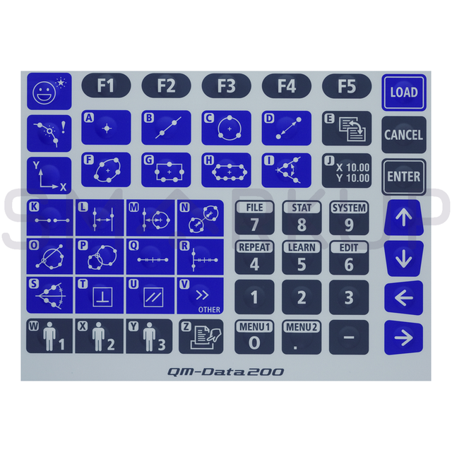 Mitutoyo Qmdata200 Optical Comparator Membrane Keypad for sale online