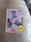 2008 Topps Trading Card History #TCH50 DEREK JETER HOF 1968 Design
