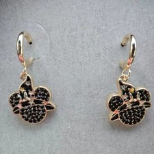 Disney x BaubleBar Earrings Minnie Mouse Witch/Sorcerer Halloween Dangle Hoop
