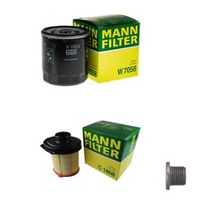 MANN-FILTER Inspektionspaket Filterset passend für Peugeot 106 II 1.1i