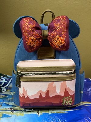 Disney Loungefly Mickey Mouse Main Attraction Thunder Mountain Railroad Backpack s-l400.jpg main image 4