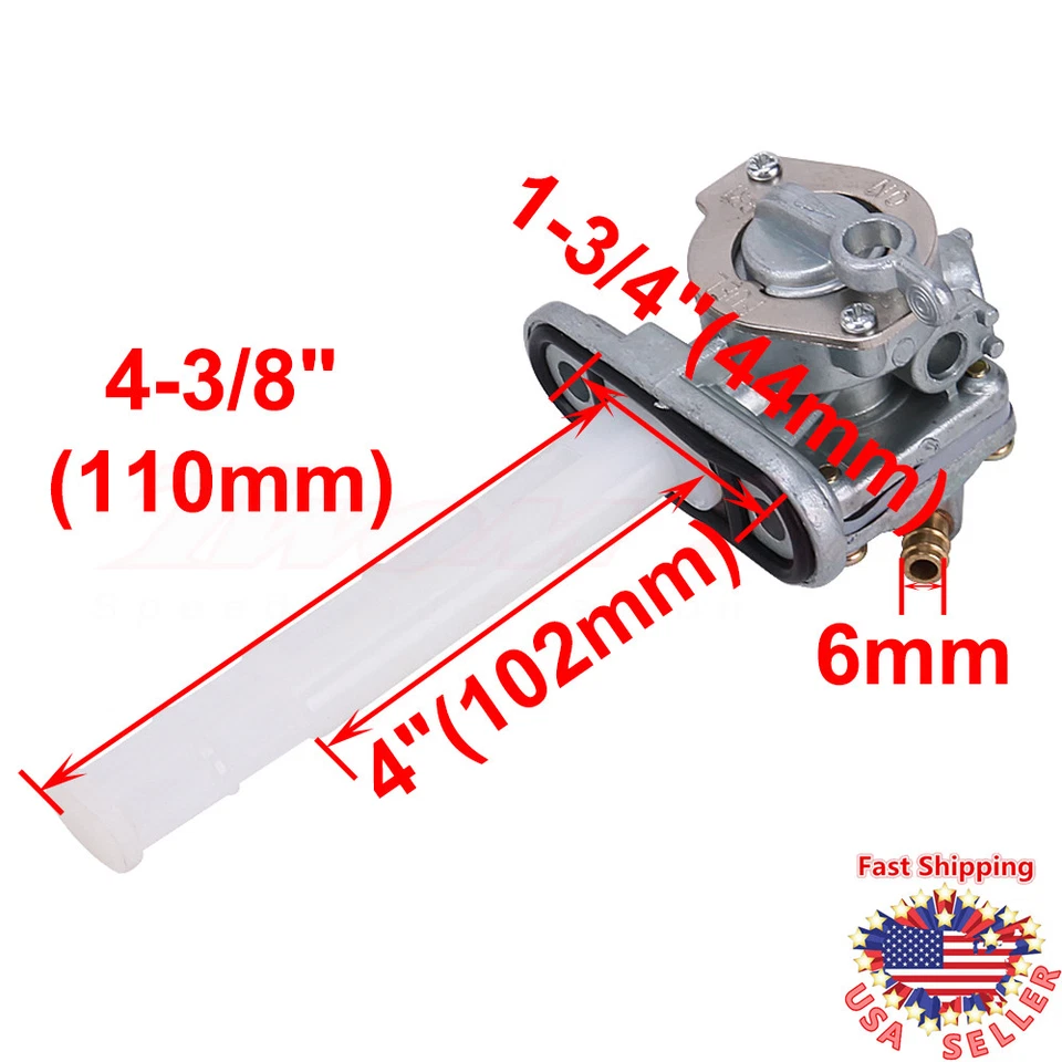 Válvula de combustível Petcock conjunto de gás para Suzuki GS750 GS750E GS850G GS1000G 1977-1981 - Imagem 2 de 4