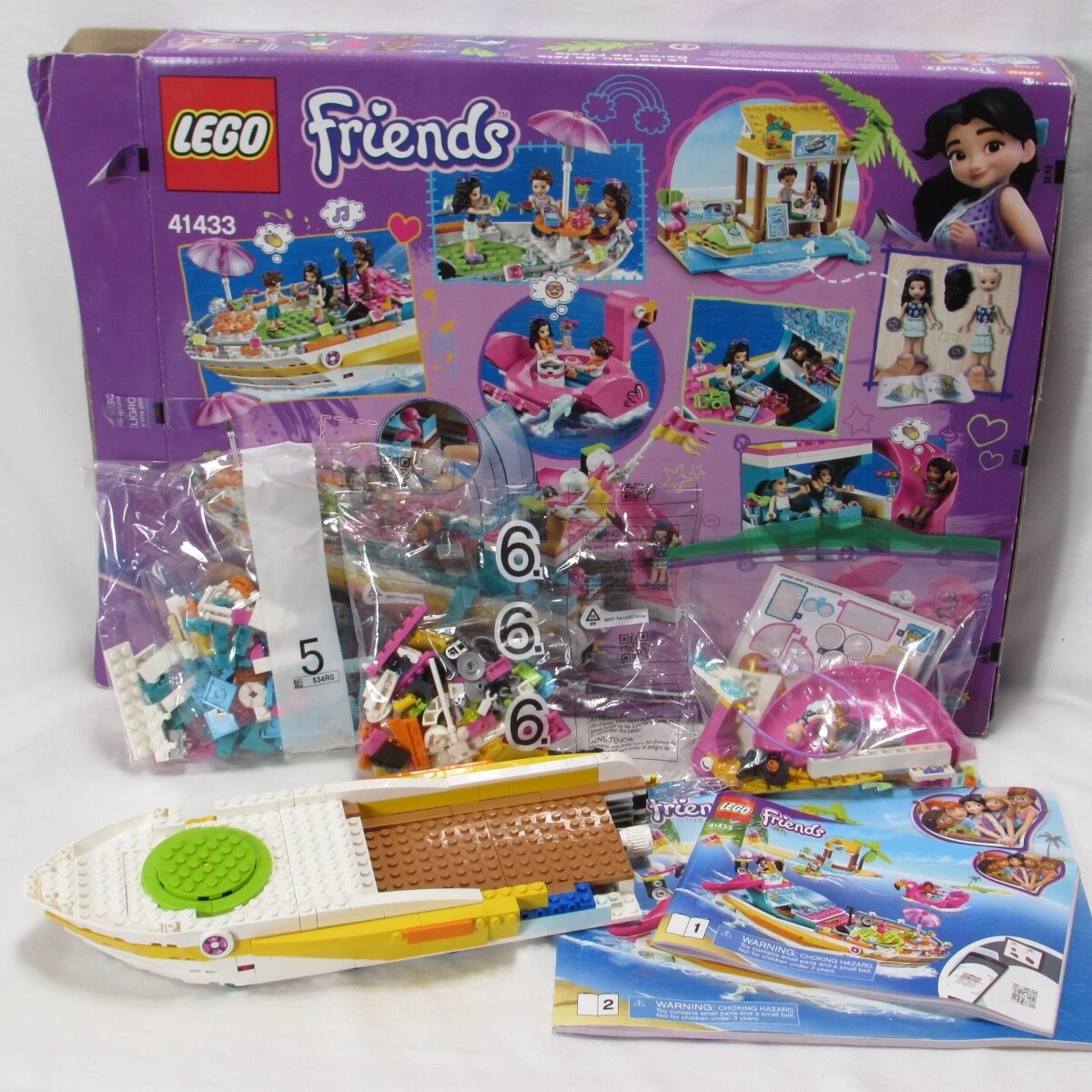 LEGO Friends Party Boat 41433 MISSING PARTS 673419324434 eBay