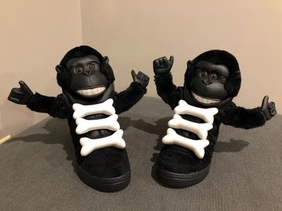 Adidas Jeremy Scott Gorilla, Bones Tribute, Harambe, Size 9, Rare!!!!! | eBay