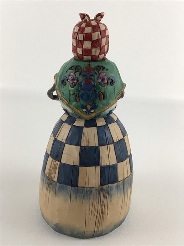 Jim Shore “Winter’s Comfort” 112247 Cooking Baking Snowman 2003 Figure Figurine - Picture 6 of 10
