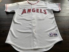 MLB Anaheim Angels TROY GLAUS  Mens Stitched MAJESTIC 6400 Jersey- Medium