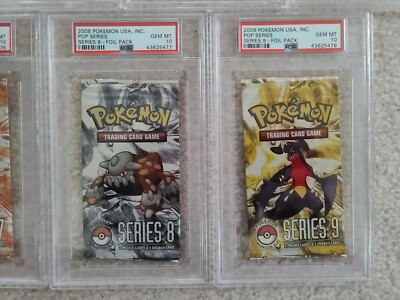 Pokemon POP Series 1-9 Booster Pack PSA 10 Complete Set: POP Series 5
